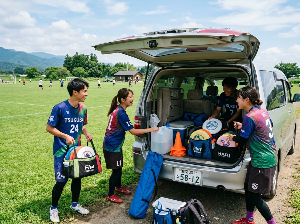Smart carpooling & gear logistics for Ultimate Frisbee.